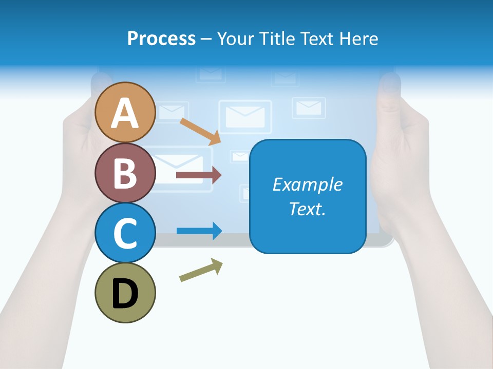 Touchscreen Input Computer PowerPoint Template