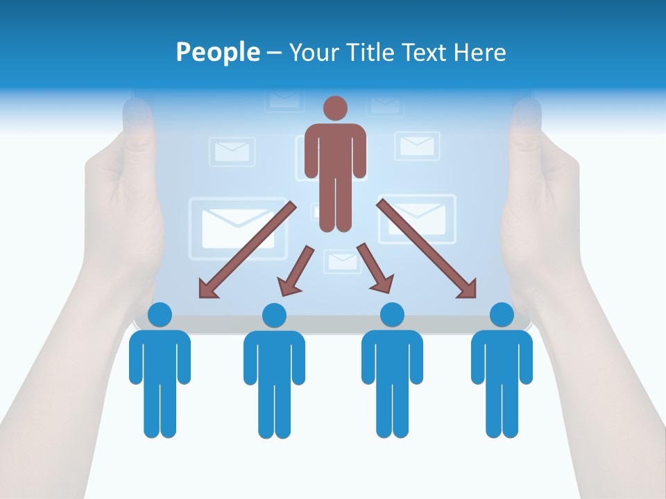 Touchscreen Input Computer PowerPoint Template