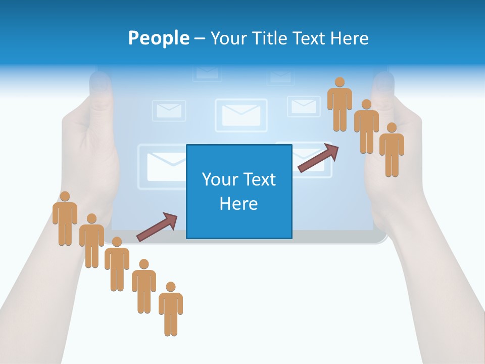 Touchscreen Input Computer PowerPoint Template