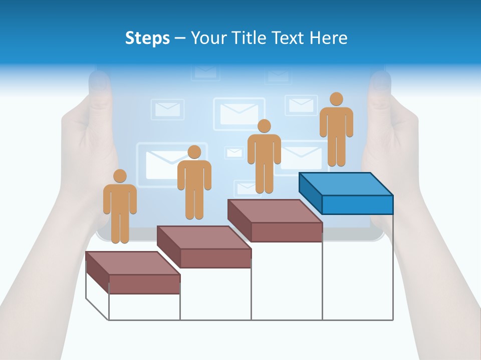 Touchscreen Input Computer PowerPoint Template
