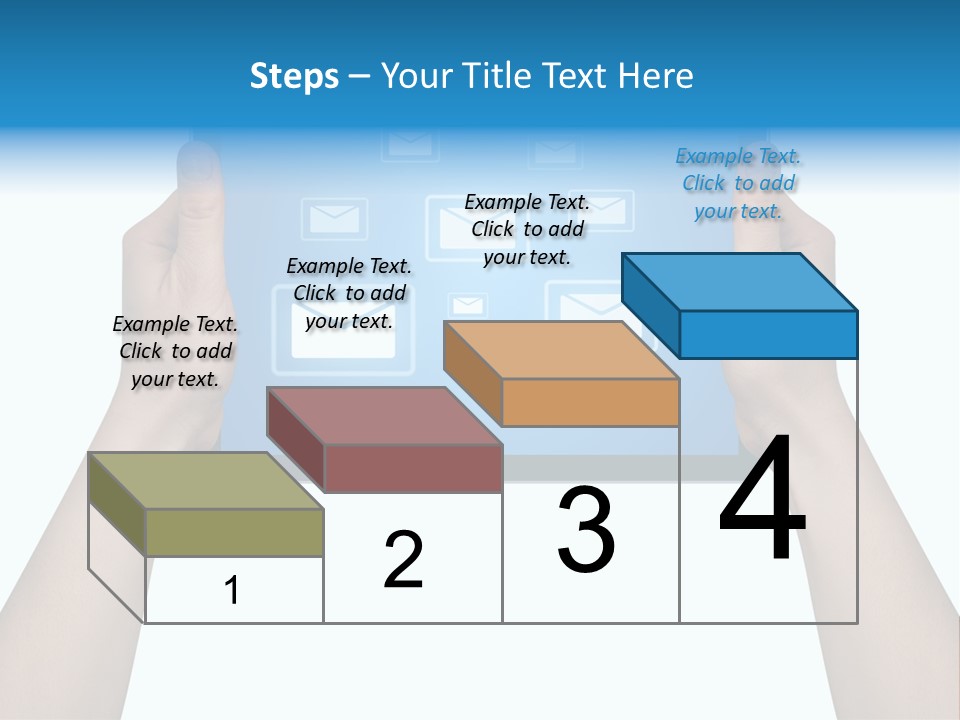 Touchscreen Input Computer PowerPoint Template