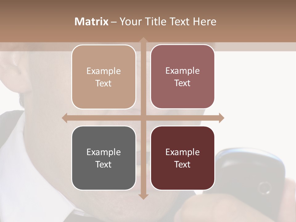 Face Caucasian Yell PowerPoint Template