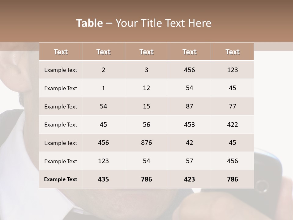 Face Caucasian Yell PowerPoint Template