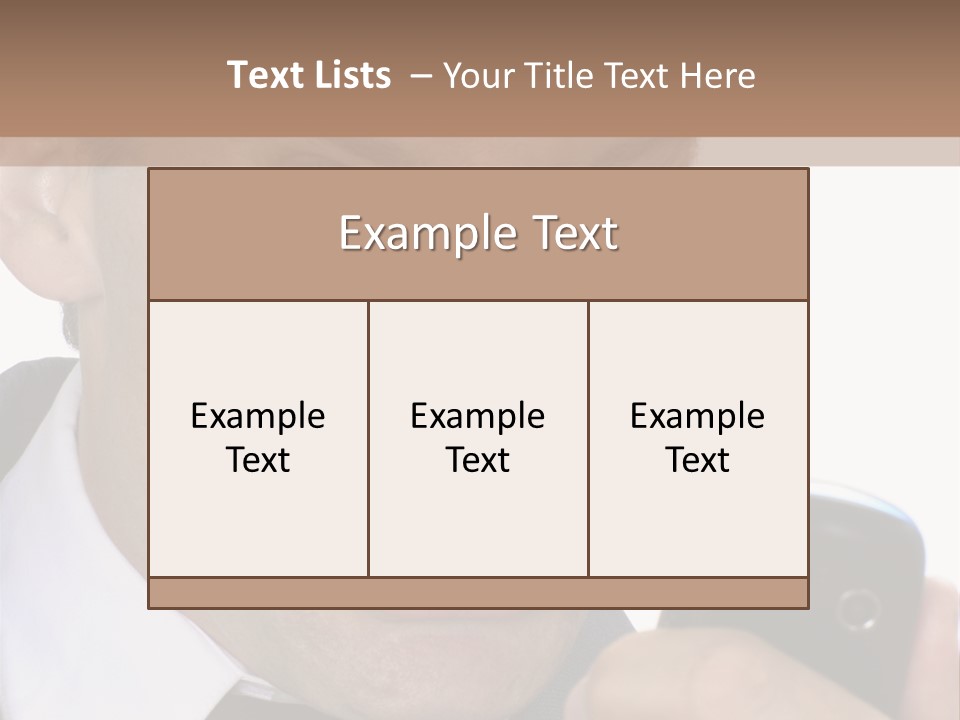 Face Caucasian Yell PowerPoint Template