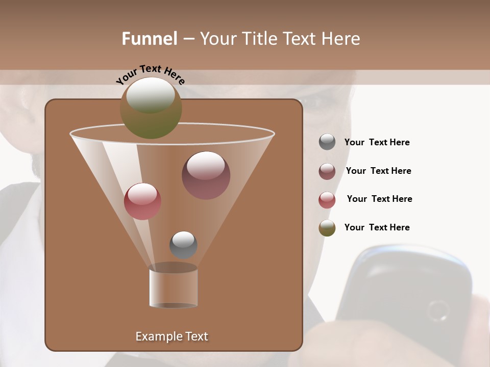 Face Caucasian Yell PowerPoint Template