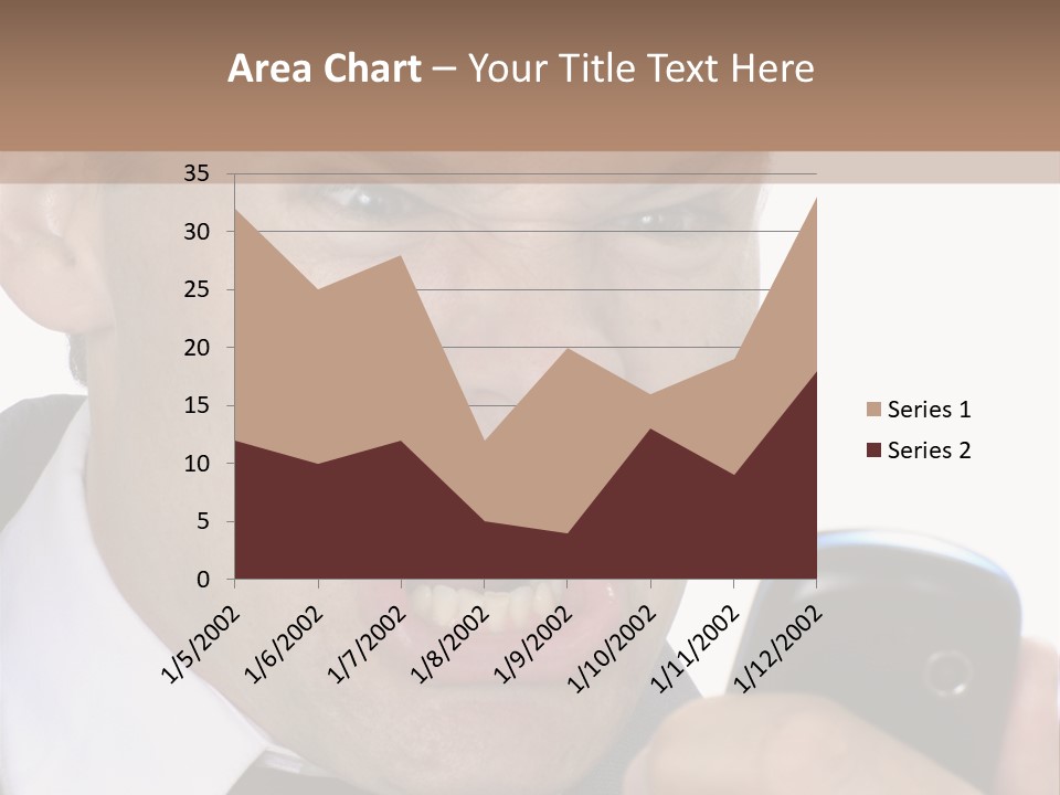 Face Caucasian Yell PowerPoint Template