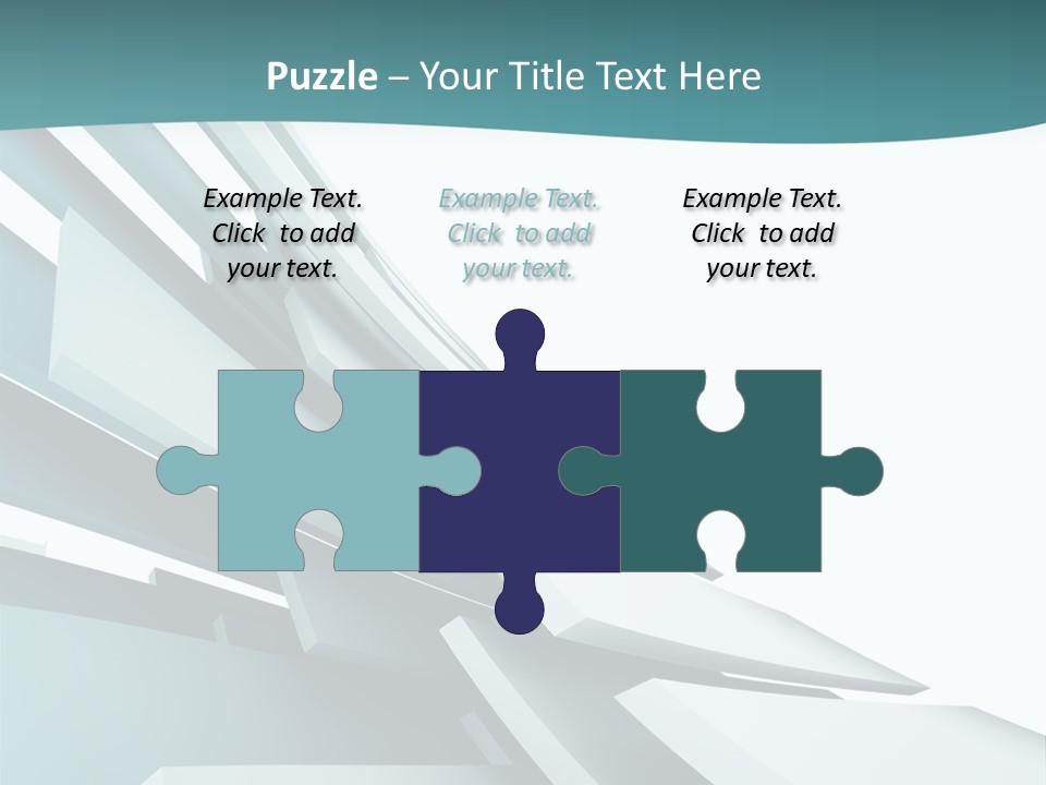 A Blue And White Abstract Powerpoint Presentation PowerPoint Template