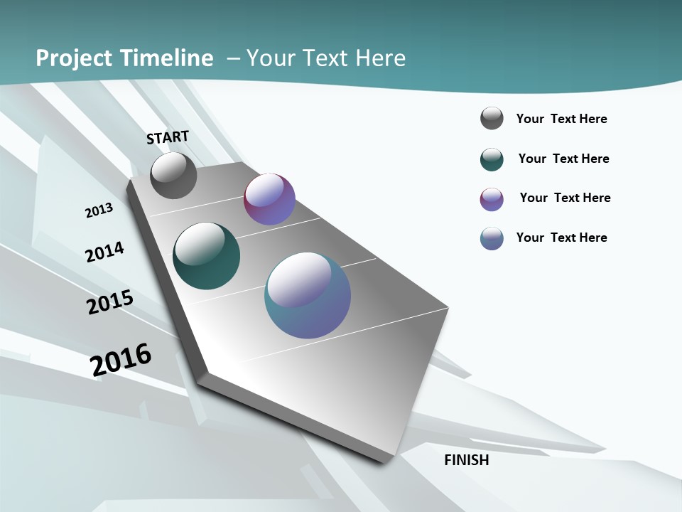 A Blue And White Abstract Powerpoint Presentation PowerPoint Template