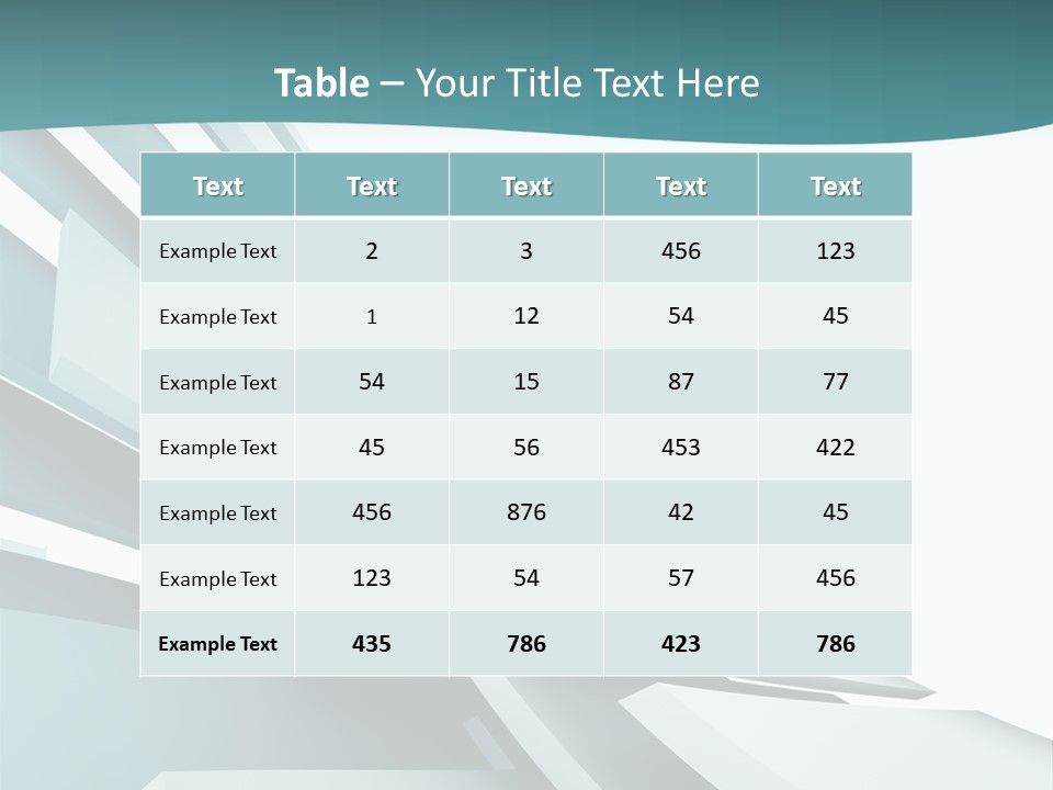 A Blue And White Abstract Powerpoint Presentation PowerPoint Template