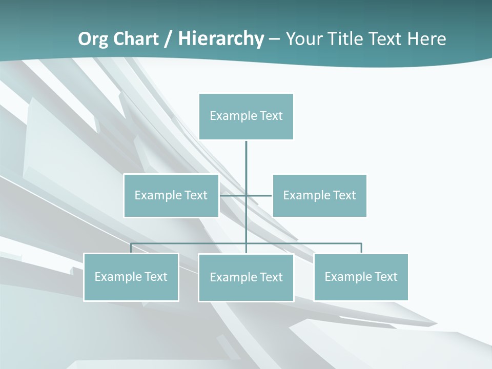 A Blue And White Abstract Powerpoint Presentation PowerPoint Template