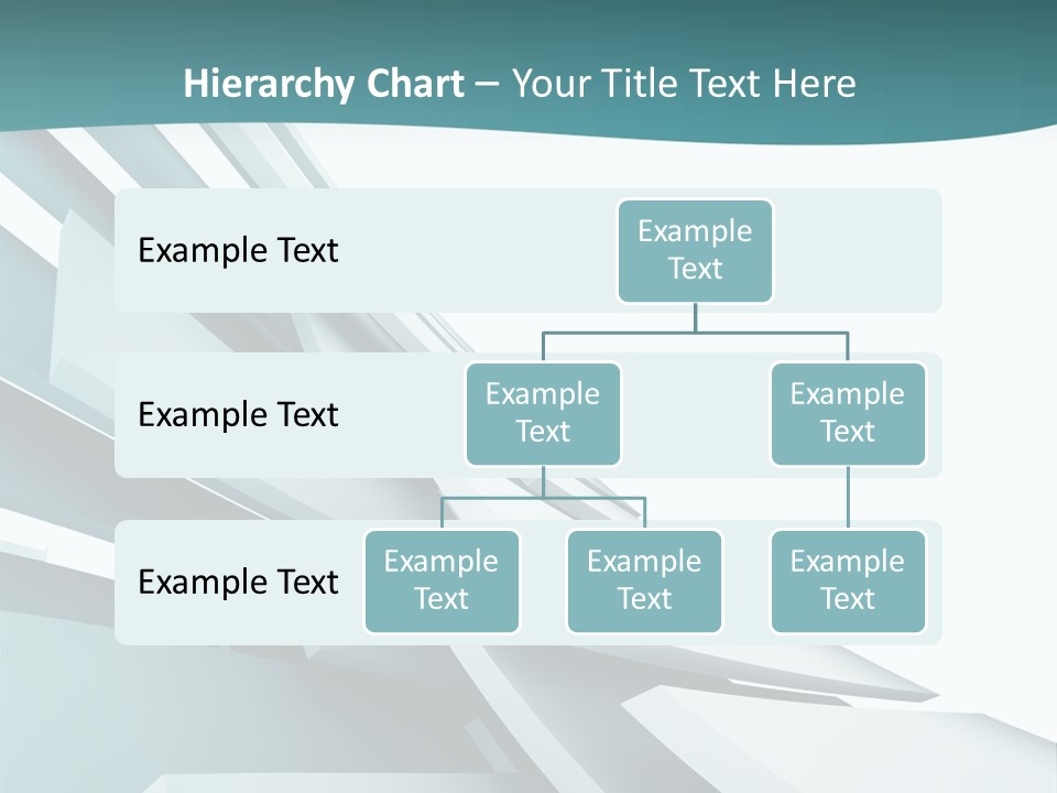 A Blue And White Abstract Powerpoint Presentation PowerPoint Template