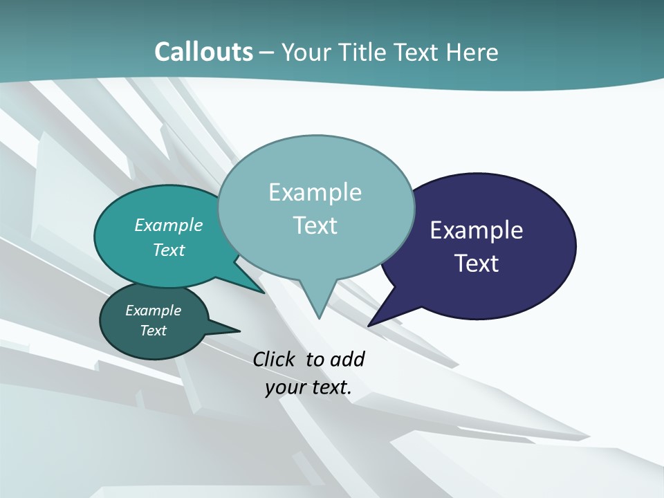 A Blue And White Abstract Powerpoint Presentation PowerPoint Template