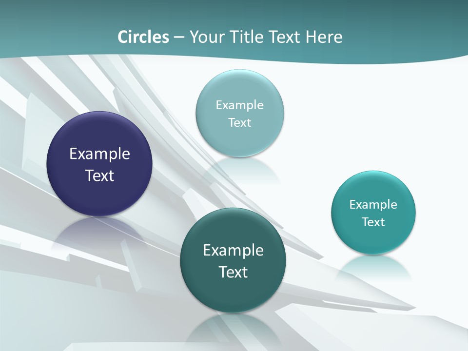 A Blue And White Abstract Powerpoint Presentation PowerPoint Template