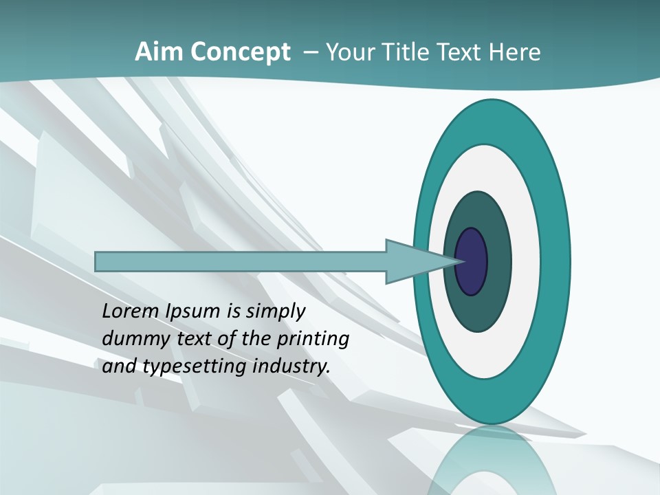 A Blue And White Abstract Powerpoint Presentation PowerPoint Template