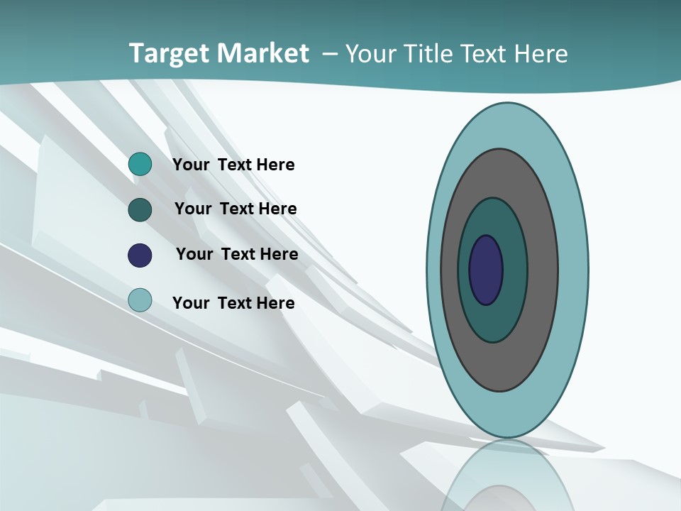 A Blue And White Abstract Powerpoint Presentation PowerPoint Template