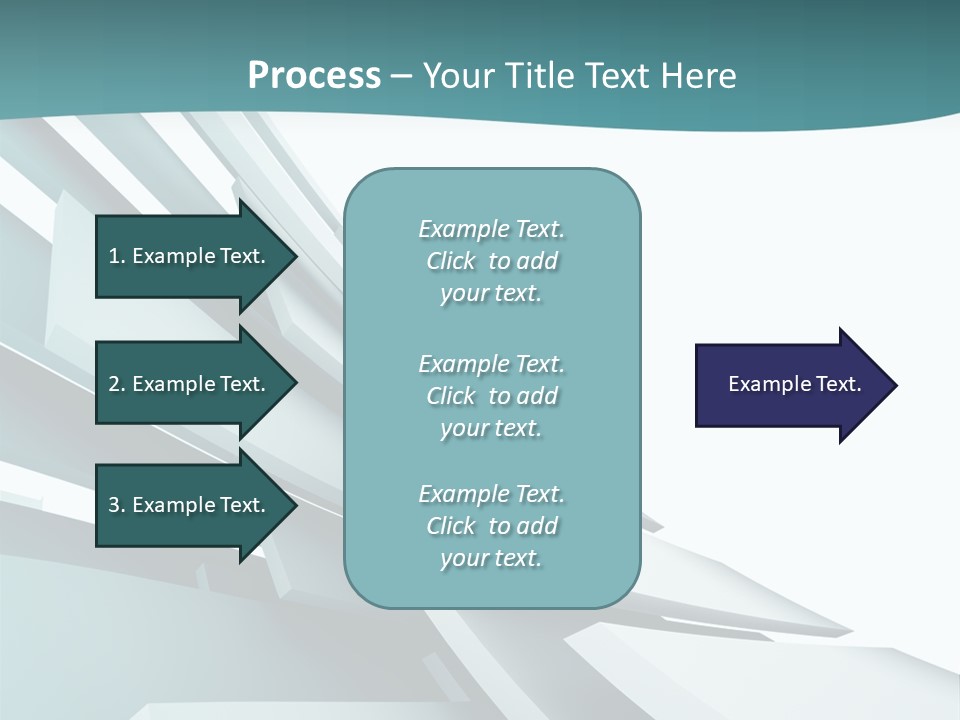 A Blue And White Abstract Powerpoint Presentation PowerPoint Template