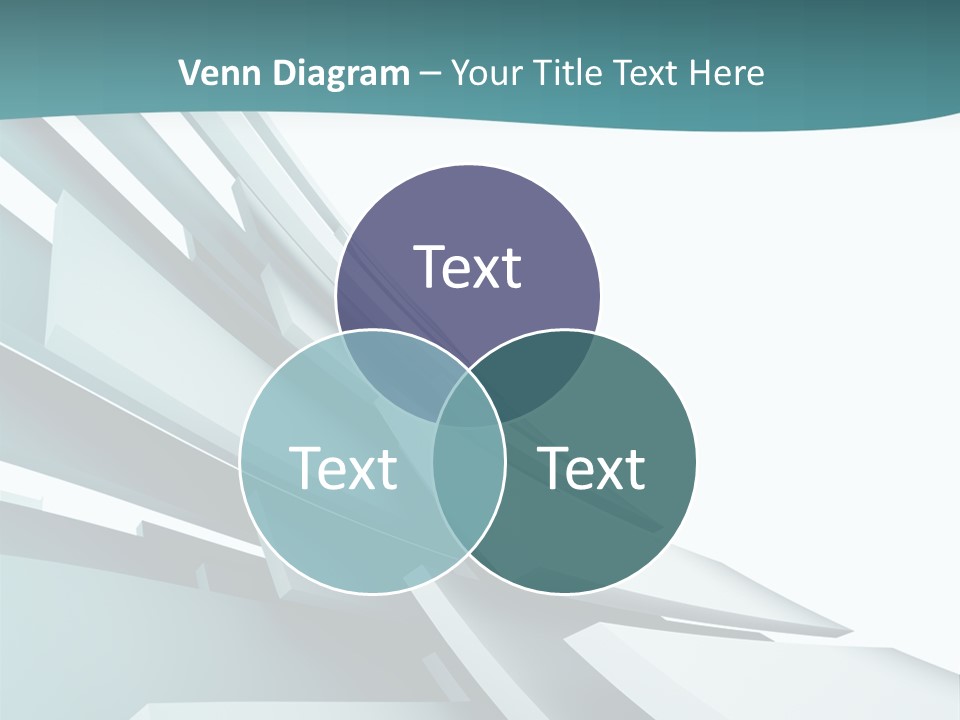 A Blue And White Abstract Powerpoint Presentation PowerPoint Template