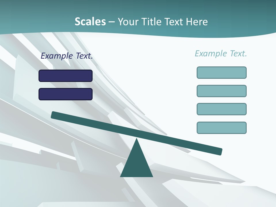 A Blue And White Abstract Powerpoint Presentation PowerPoint Template