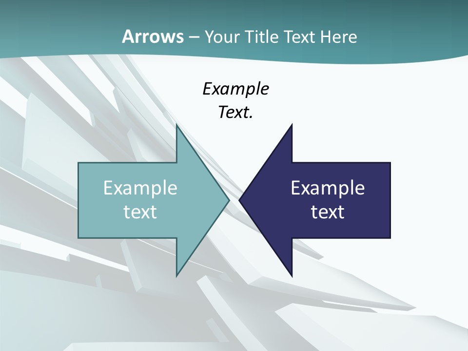 A Blue And White Abstract Powerpoint Presentation PowerPoint Template