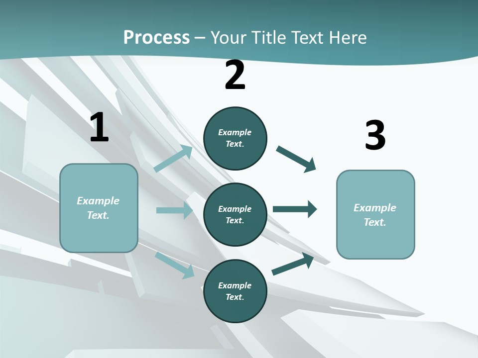 A Blue And White Abstract Powerpoint Presentation PowerPoint Template