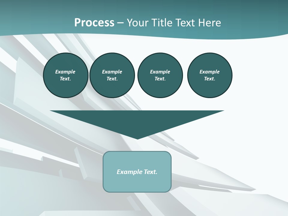 A Blue And White Abstract Powerpoint Presentation PowerPoint Template