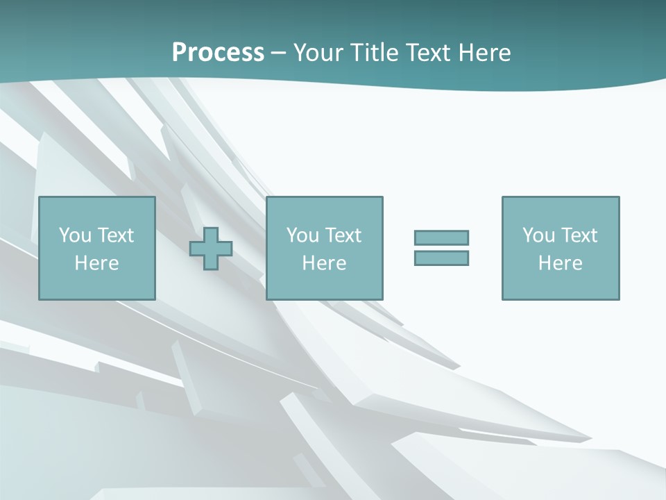 A Blue And White Abstract Powerpoint Presentation PowerPoint Template