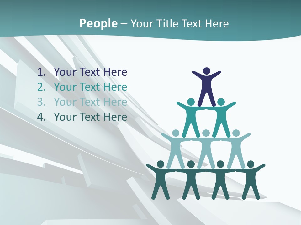 A Blue And White Abstract Powerpoint Presentation PowerPoint Template