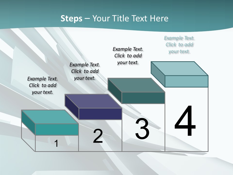 A Blue And White Abstract Powerpoint Presentation PowerPoint Template