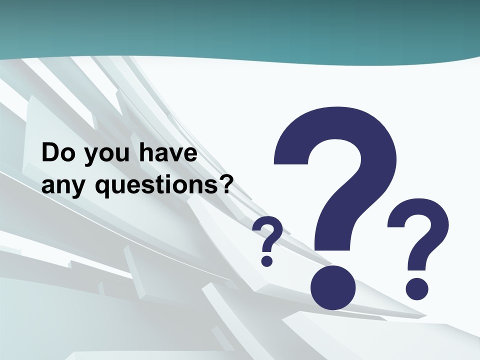 A Blue And White Abstract Powerpoint Presentation PowerPoint Template