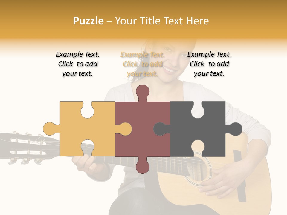 Learning Pretty Playing PowerPoint Template