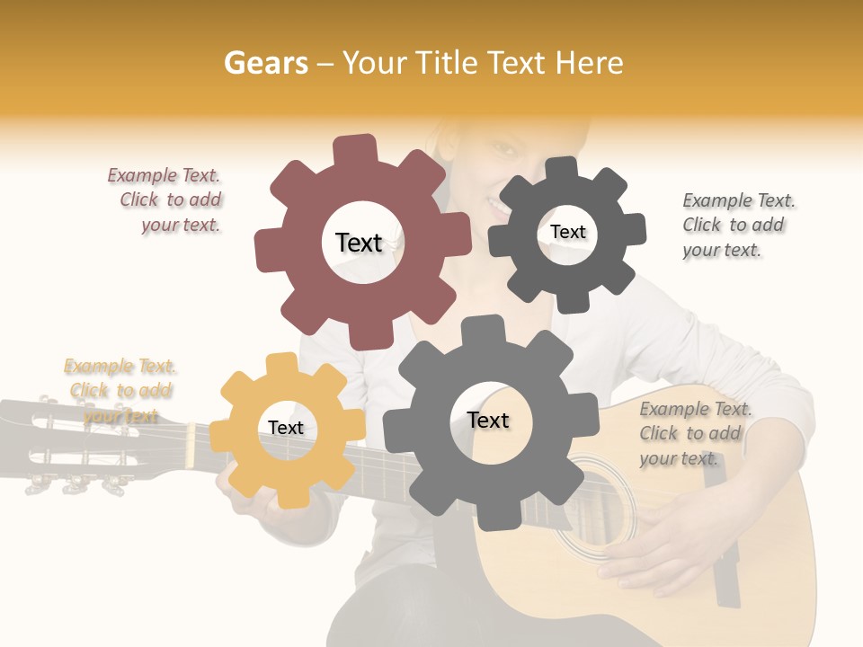 Learning Pretty Playing PowerPoint Template