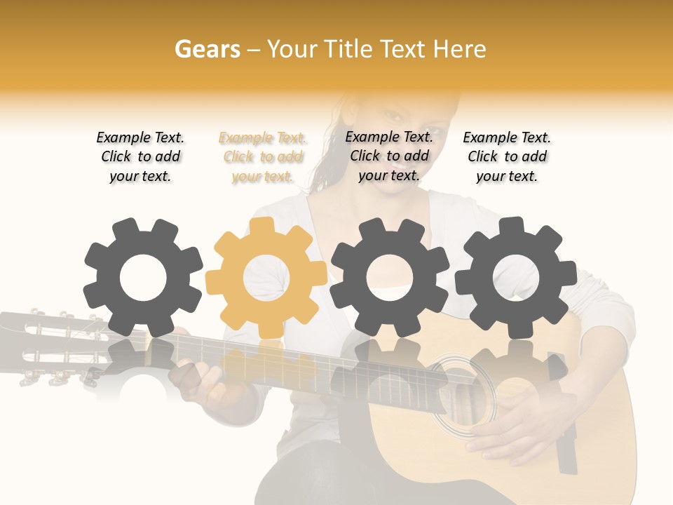 Learning Pretty Playing PowerPoint Template