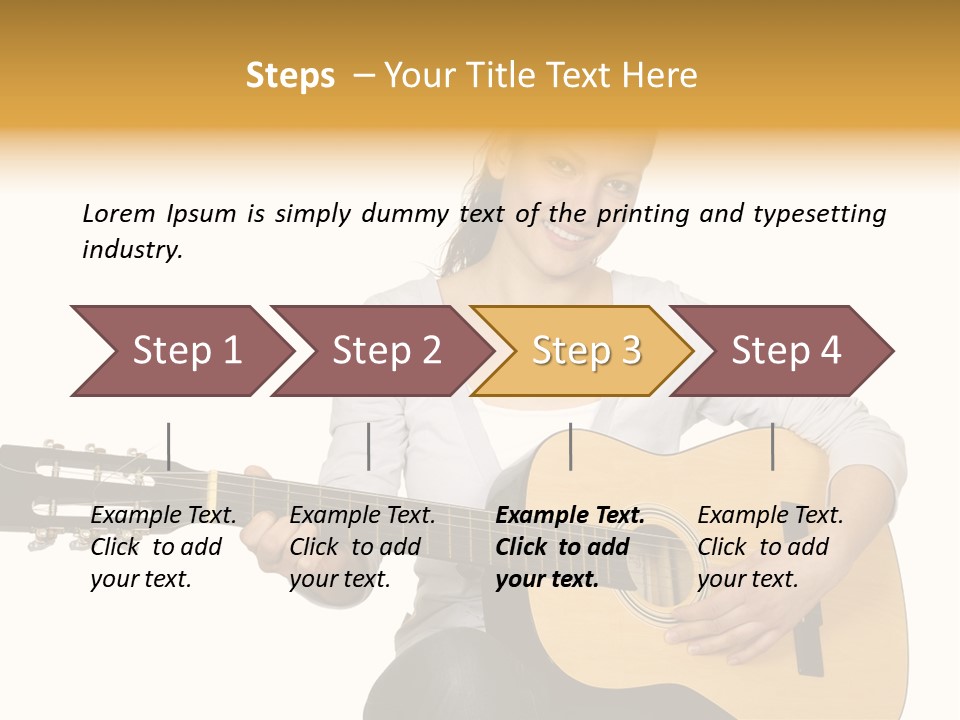 Learning Pretty Playing PowerPoint Template