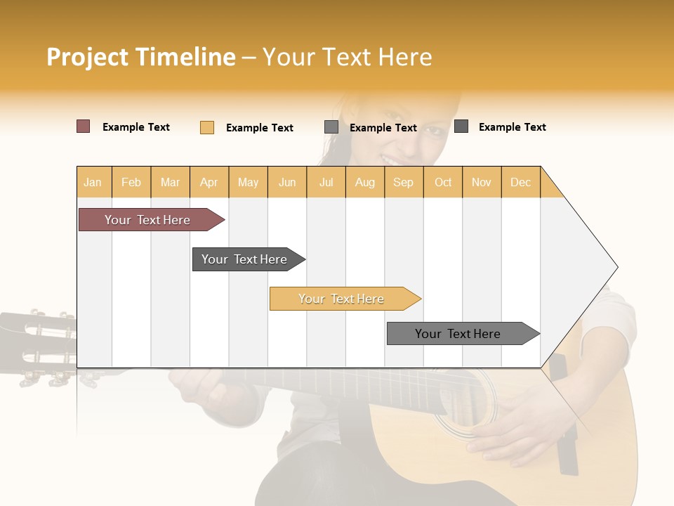 Learning Pretty Playing PowerPoint Template