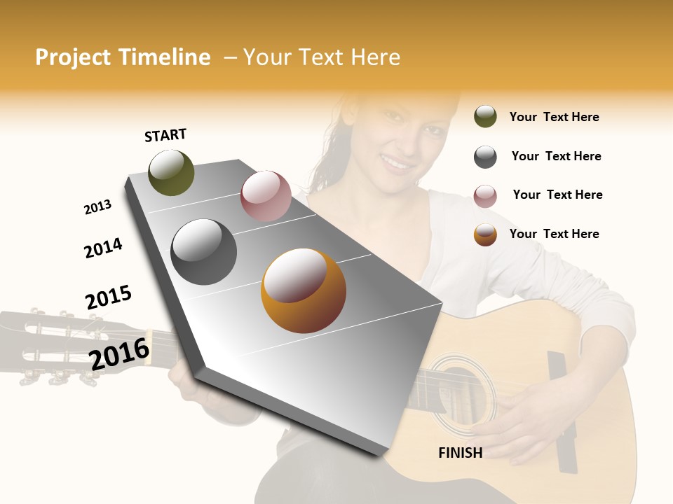 Learning Pretty Playing PowerPoint Template