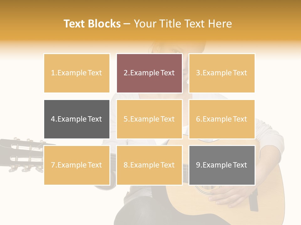 Learning Pretty Playing PowerPoint Template