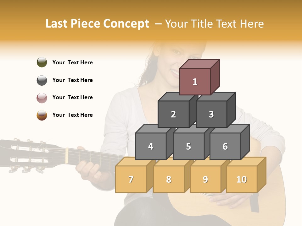 Learning Pretty Playing PowerPoint Template