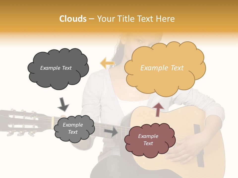 Learning Pretty Playing PowerPoint Template