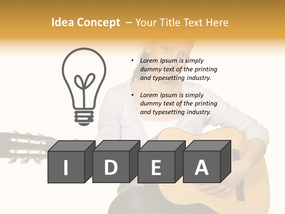 Learning Pretty Playing PowerPoint Template
