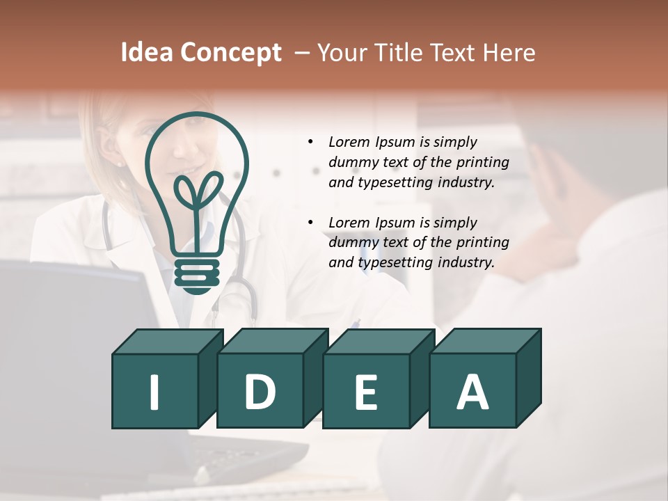 Doctor Healthcare Explanation PowerPoint Template