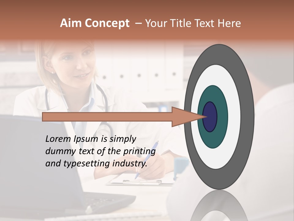 Doctor Healthcare Explanation PowerPoint Template