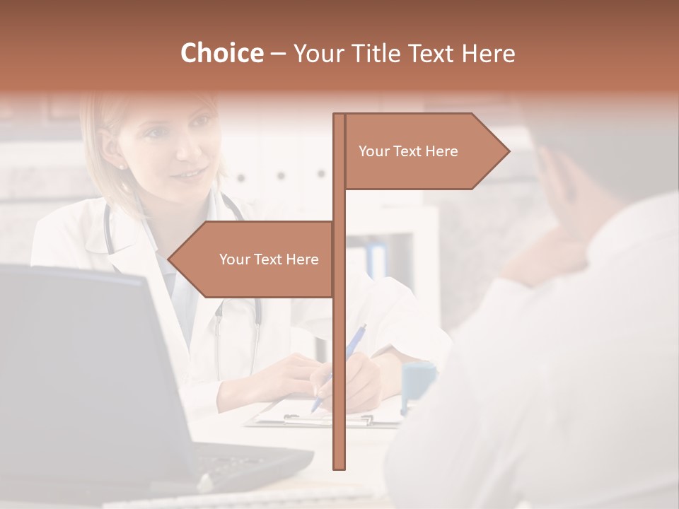 Doctor Healthcare Explanation PowerPoint Template