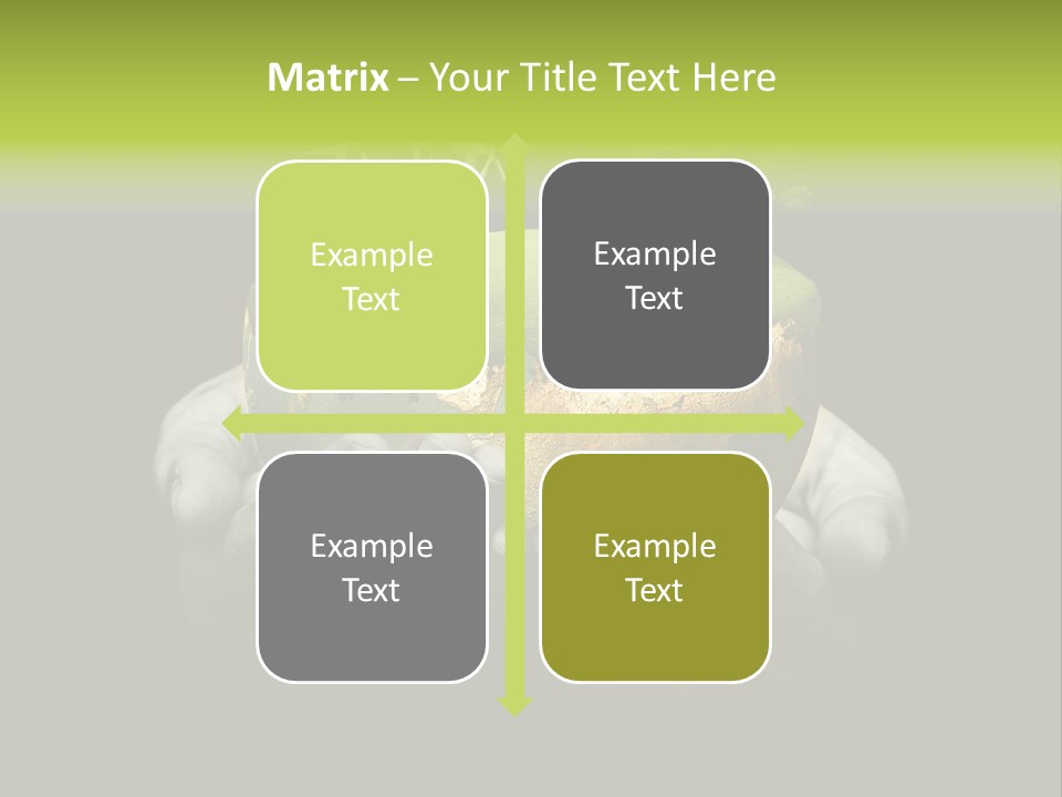 Treat Young Face PowerPoint Template