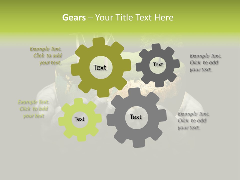 Treat Young Face PowerPoint Template