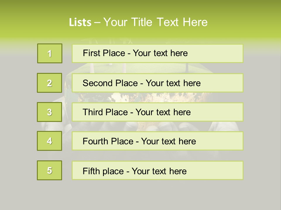 Treat Young Face PowerPoint Template