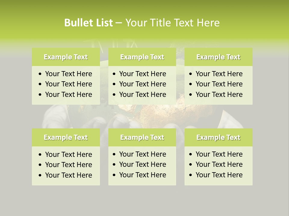 Treat Young Face PowerPoint Template