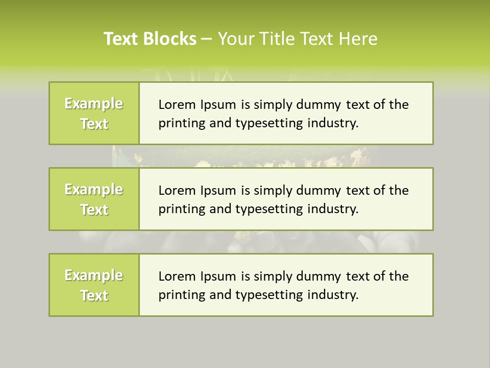 Treat Young Face PowerPoint Template