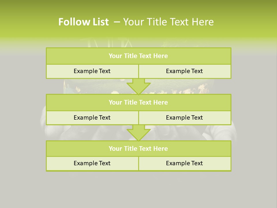 Treat Young Face PowerPoint Template