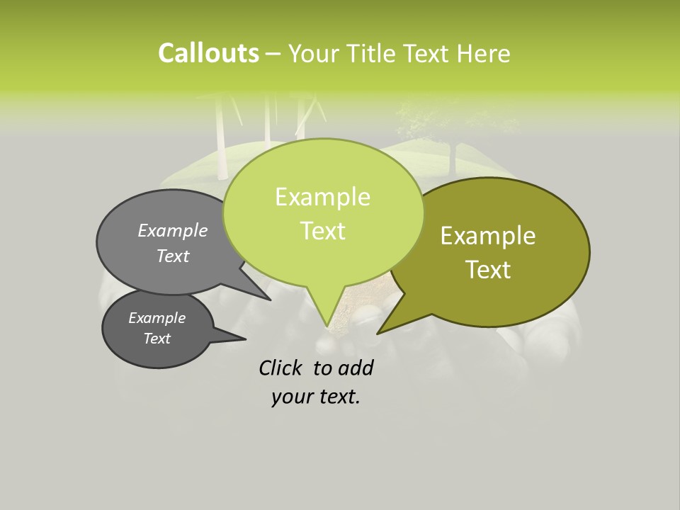 Treat Young Face PowerPoint Template