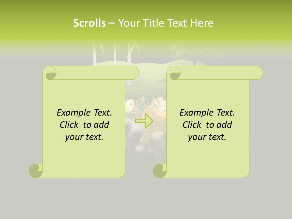 Treat Young Face PowerPoint Template